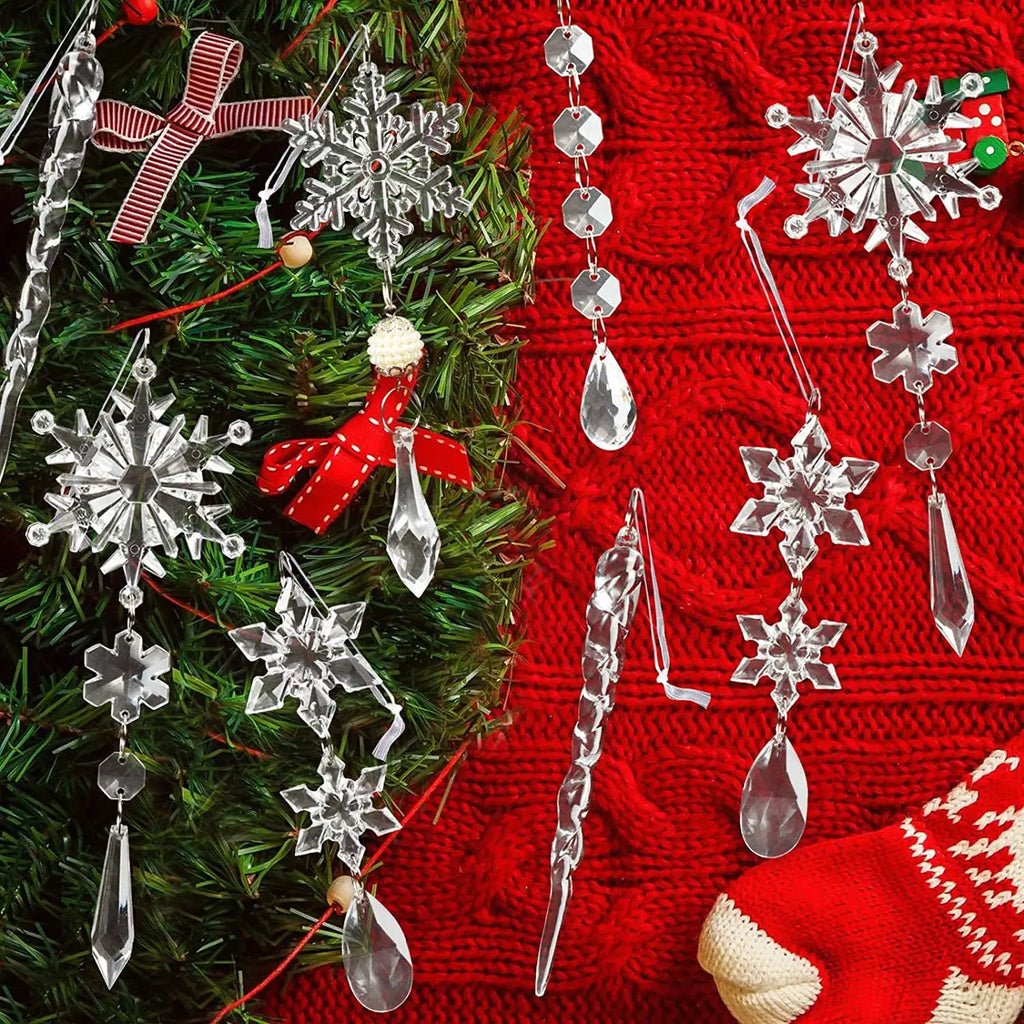 Acrylic Christmas tree decorations