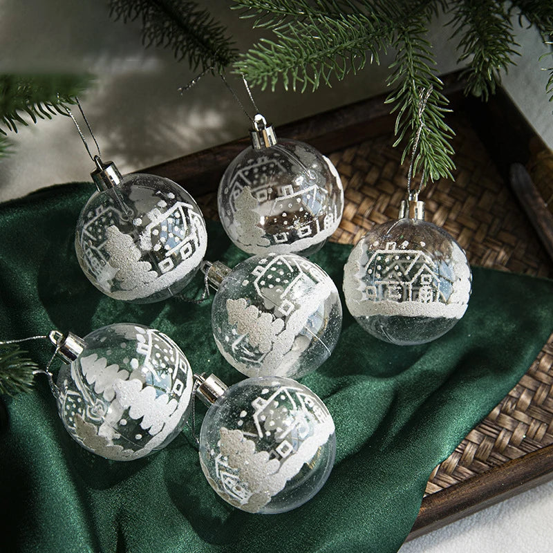 Transparent Christmas decorations