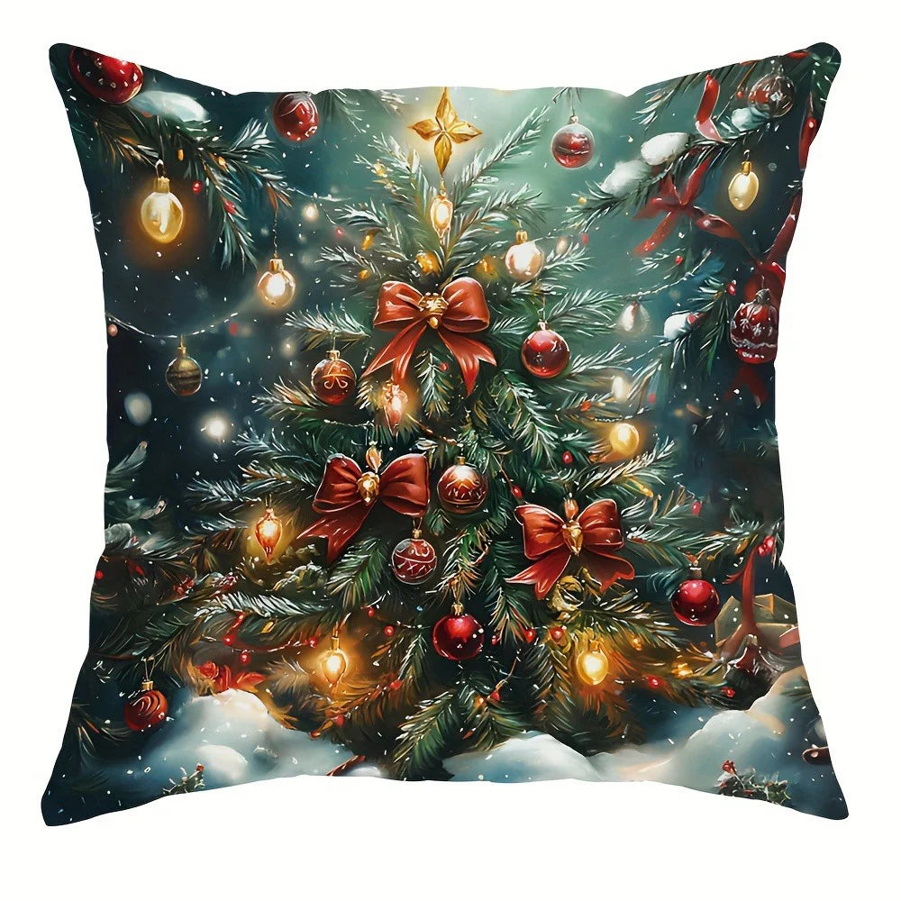 Christmas Squirrel Pillow Case