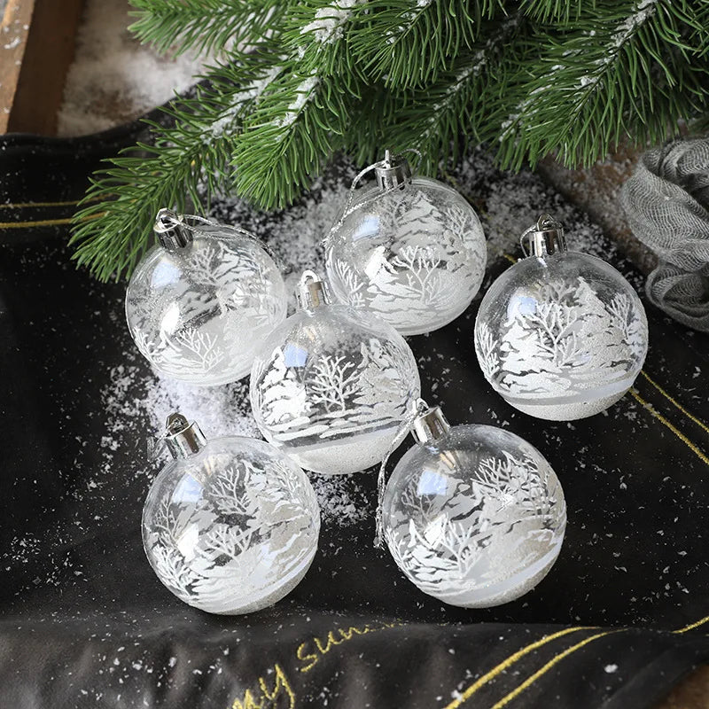Transparent Christmas decorations
