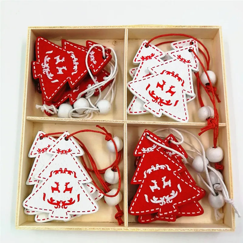 Wooden Christmas Tree Decorations
