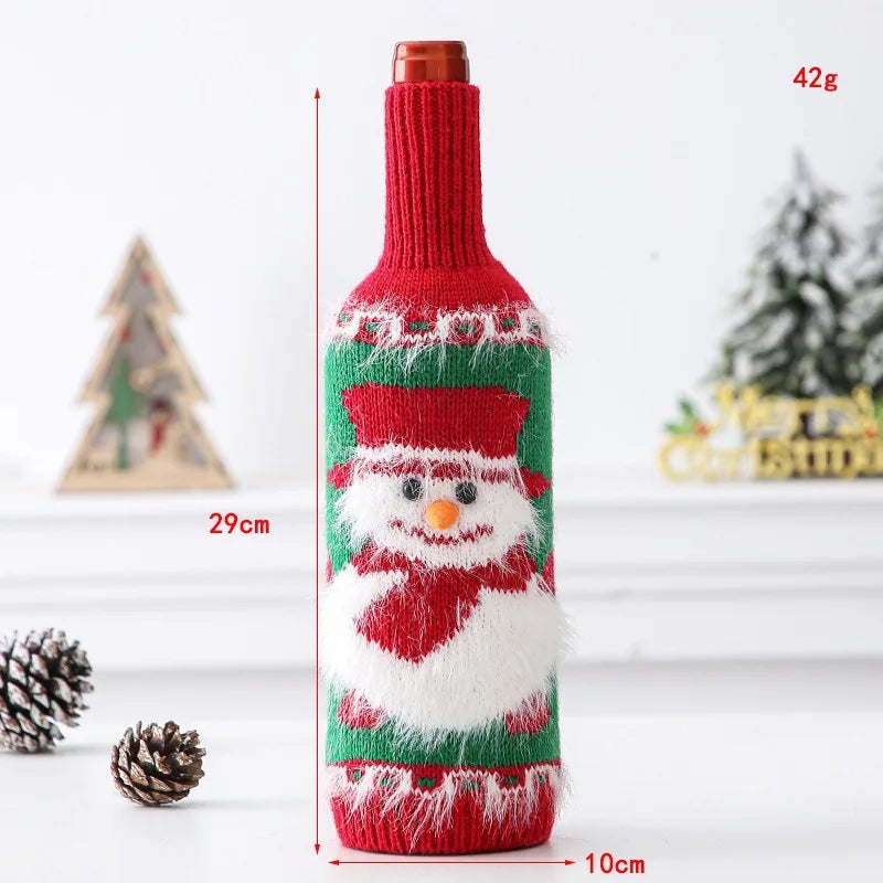 Christmas Wine Bottle Cover