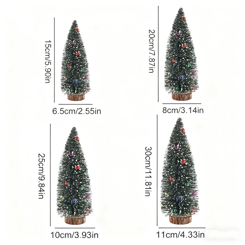 Mini Black Sisal Christmas Tree