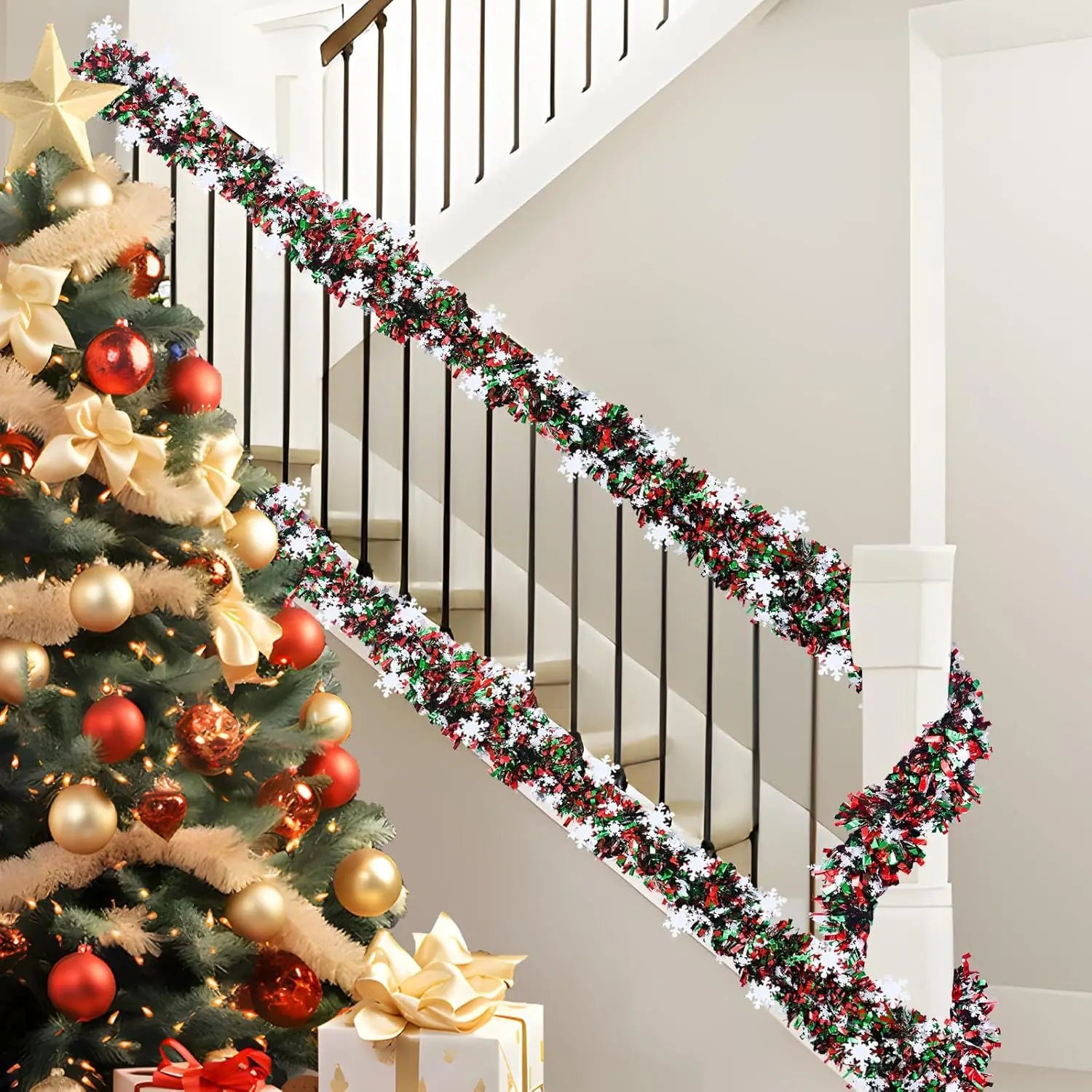 Christmas decorative garlands