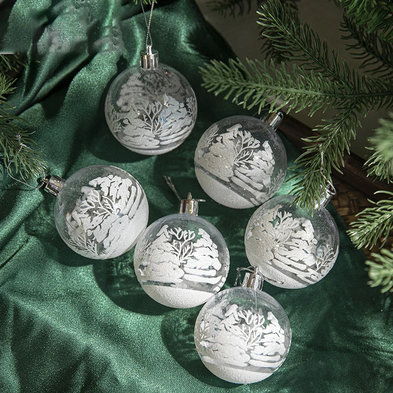 Transparent Christmas decorations
