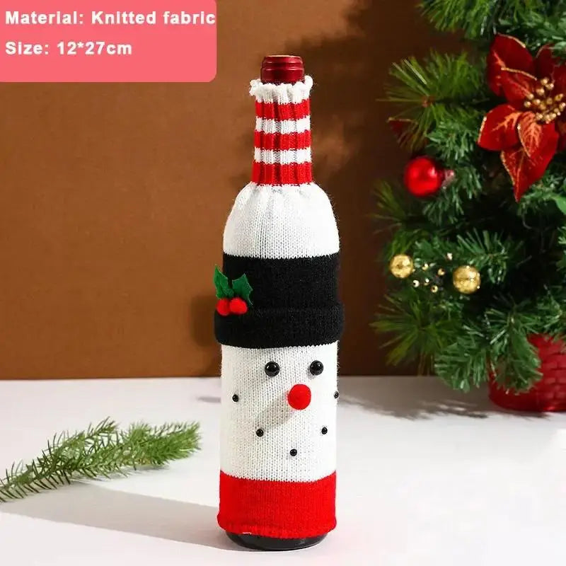 Christmas Wine Bottle Cover