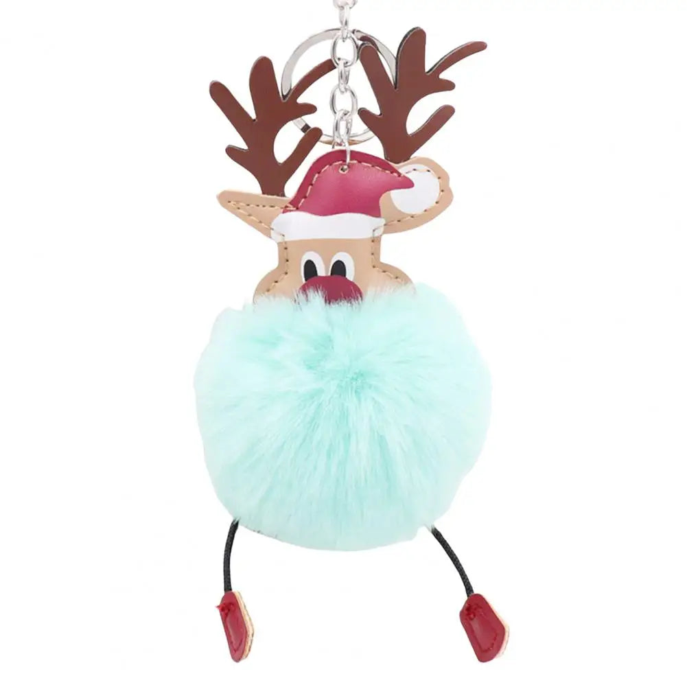 Cute Christmas Deer Keychain