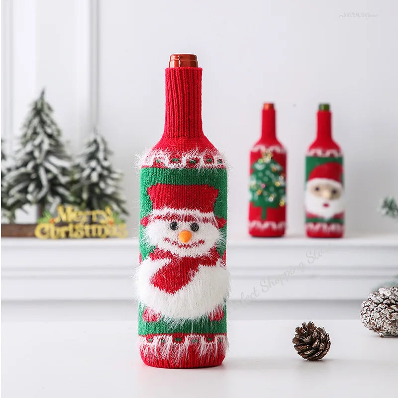 Christmas Wine Bottle Cover