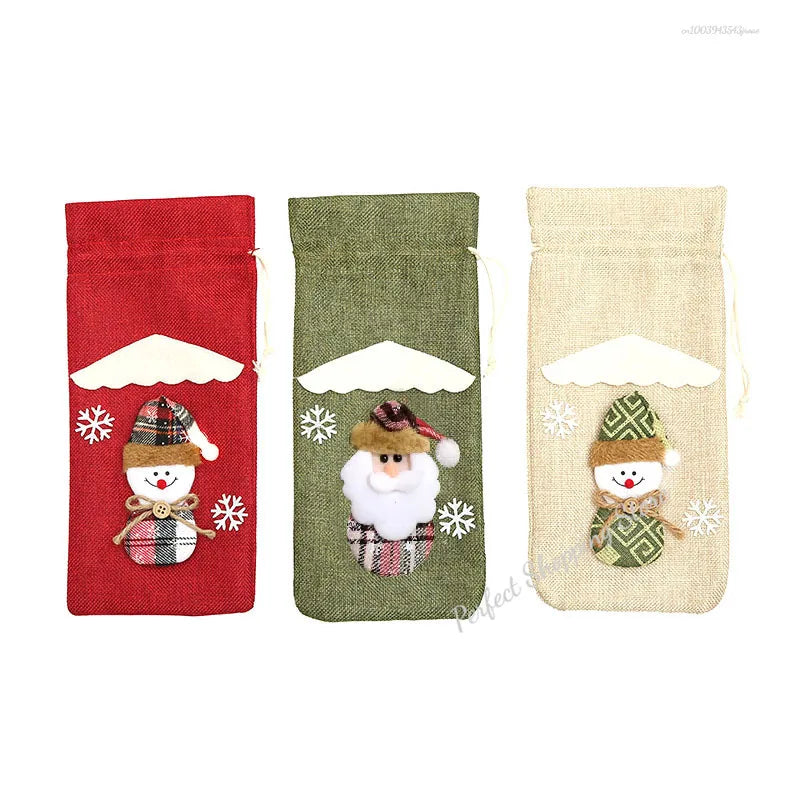 Christmas Wine Bottle Cover