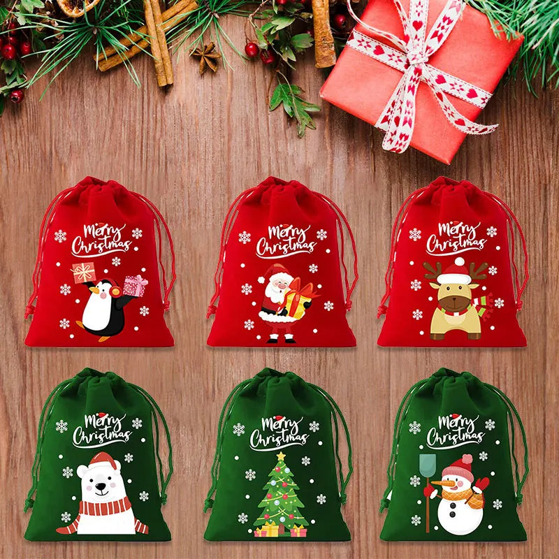Christmas Velvet Bags