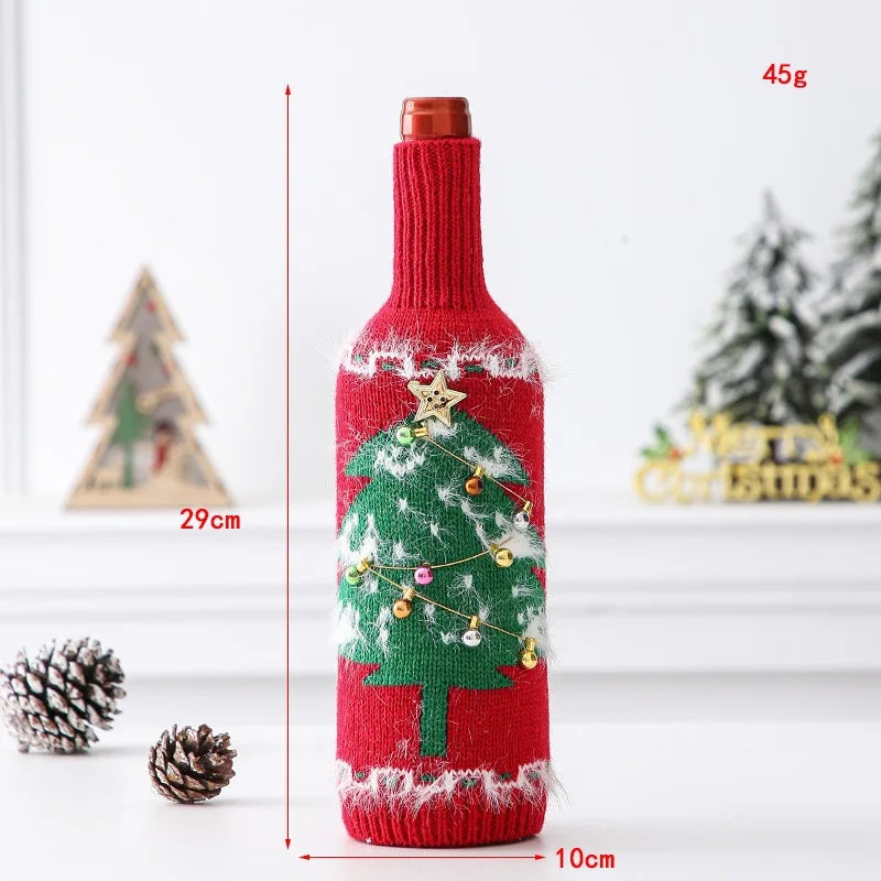 Christmas Wine Bottle Cover