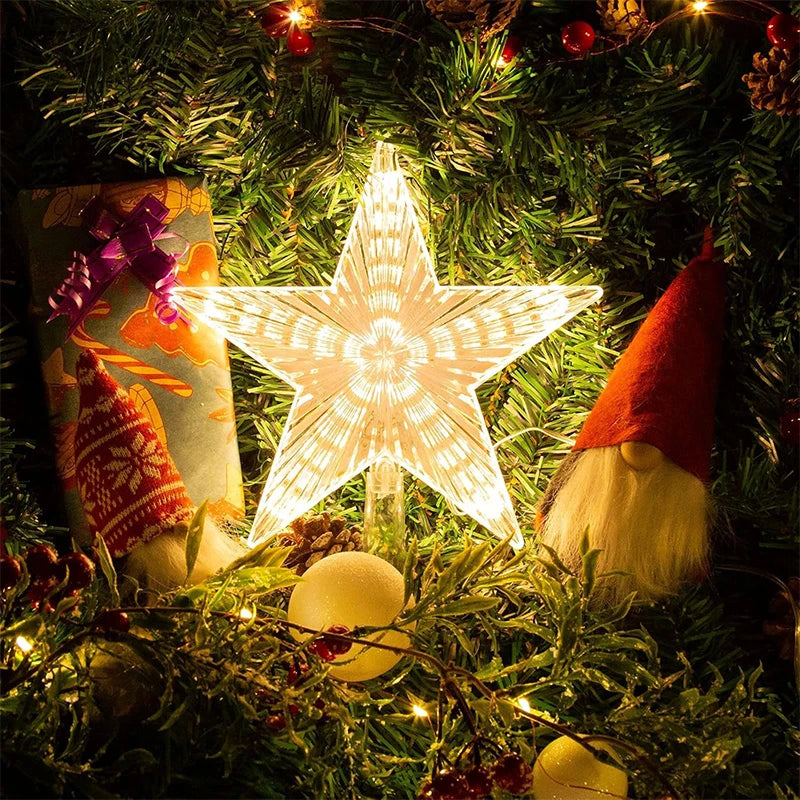 Christmas Glowing Tree Topper  Decoration