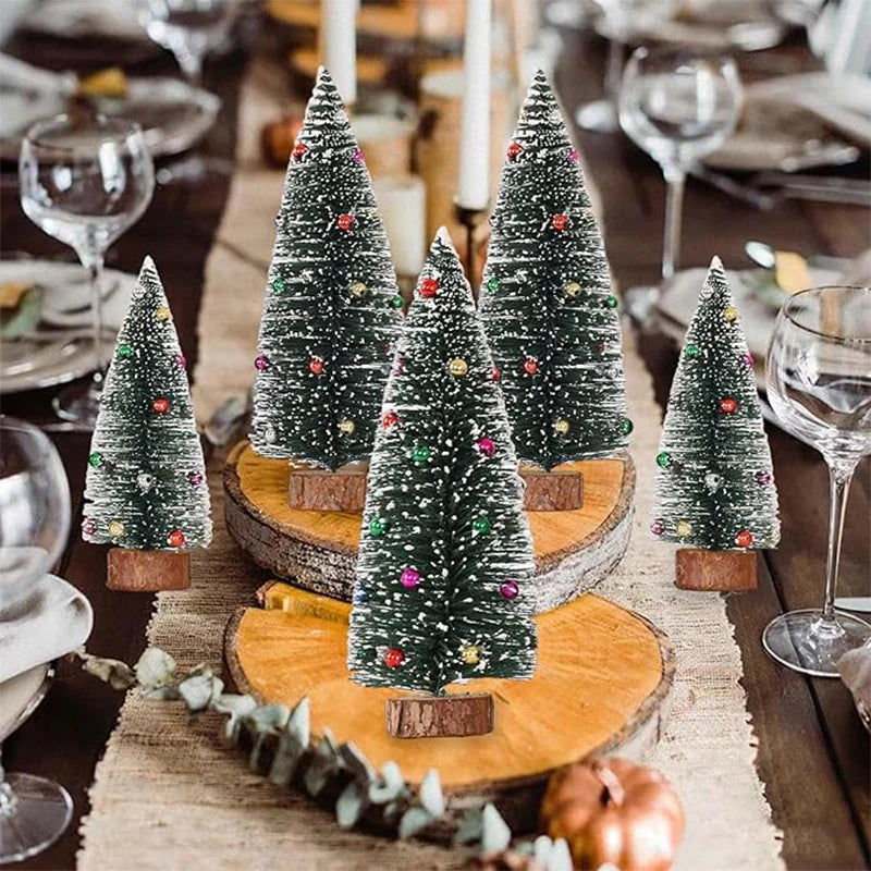 Mini Black Sisal Christmas Tree