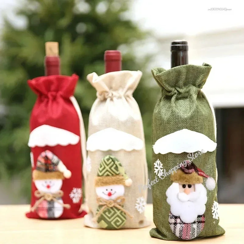 Christmas Wine Bottle Cover