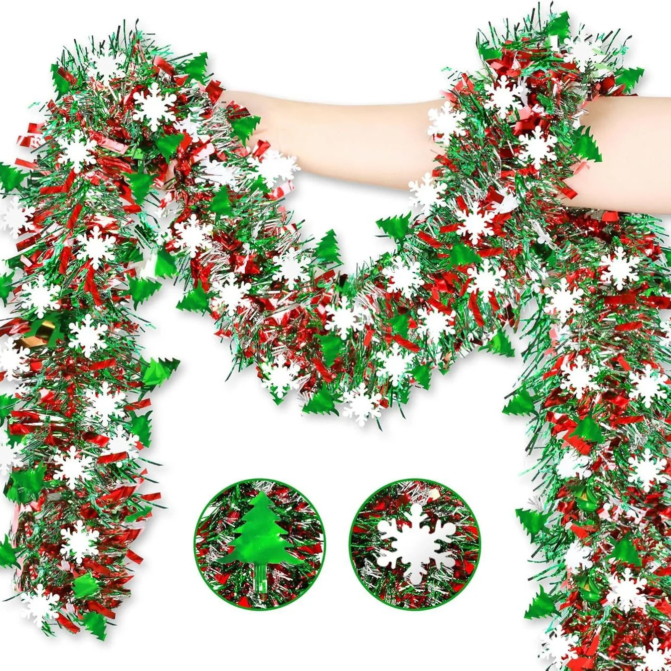 Christmas decorative garlands