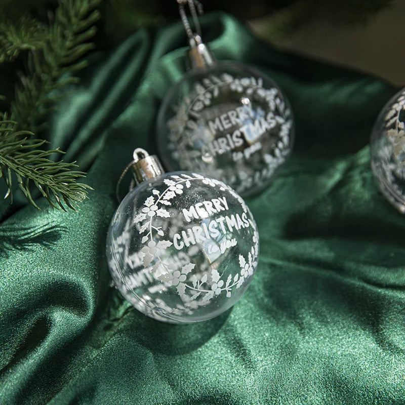 Transparent Christmas decorations