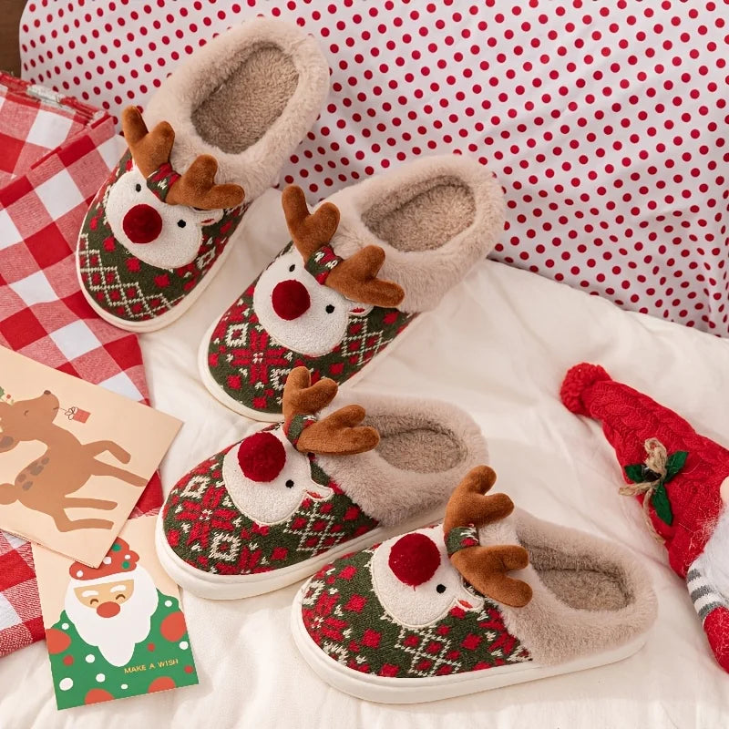 Christmas Reindeer slippers