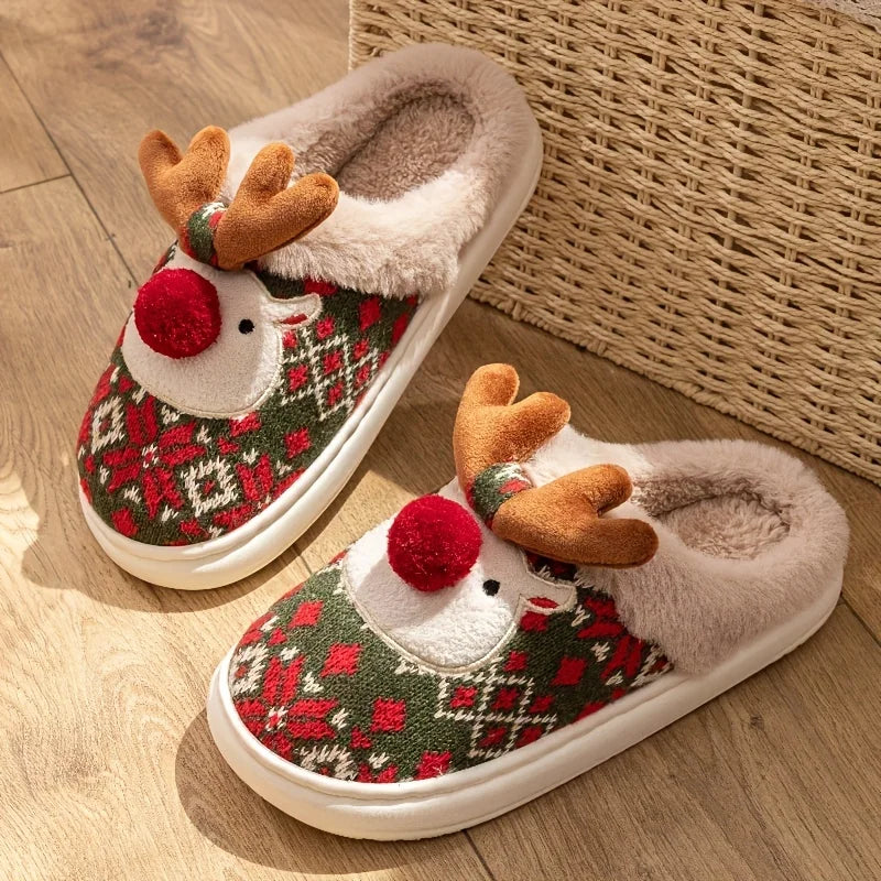 Christmas Reindeer slippers