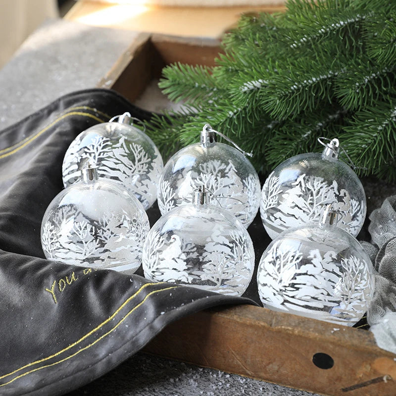 Transparent Christmas decorations